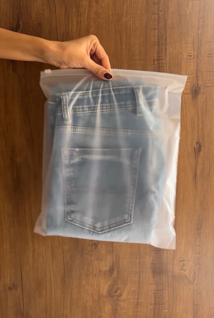 12X14 Inches Frosted Slider Zipper Bags - 75 Micron