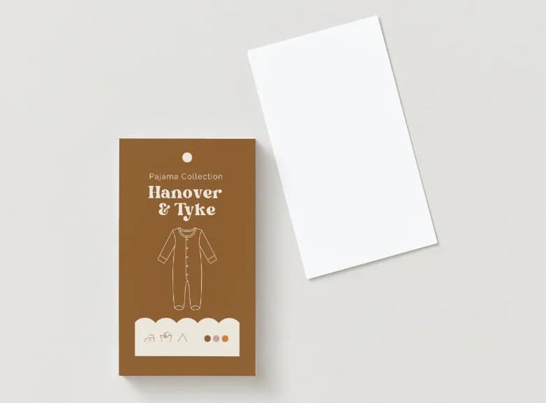 Single Side Printed Hang Tag