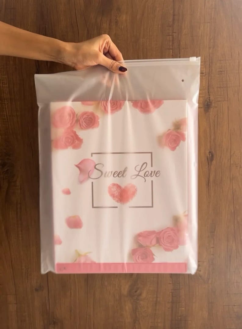 14X18 Inches - Frosted Slider Zipper Bags - 75 Micron