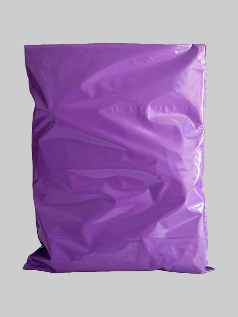 Purple Courier Bags - With POD Jacket - 55 Micron