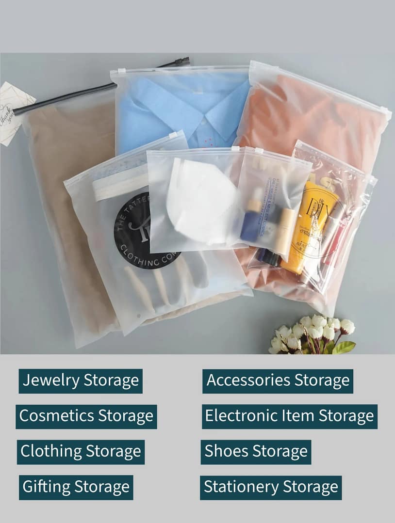 Sample Kit - Frosted Slider Zipper Lock Bags